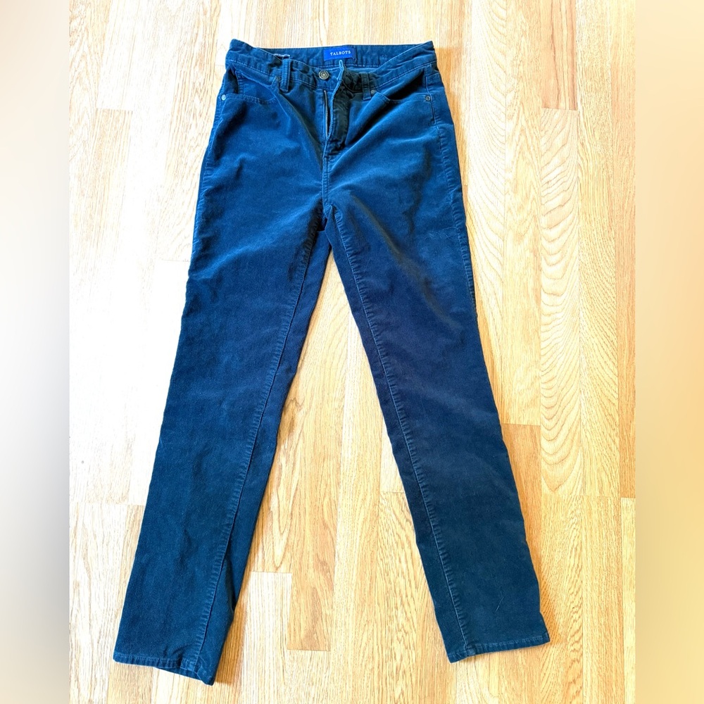 Talbots Corduroy Dark green Straight Leg Pants